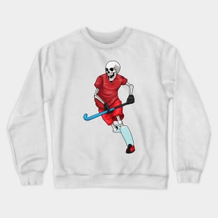 Skeleton Hockey Hockey bat Crewneck Sweatshirt